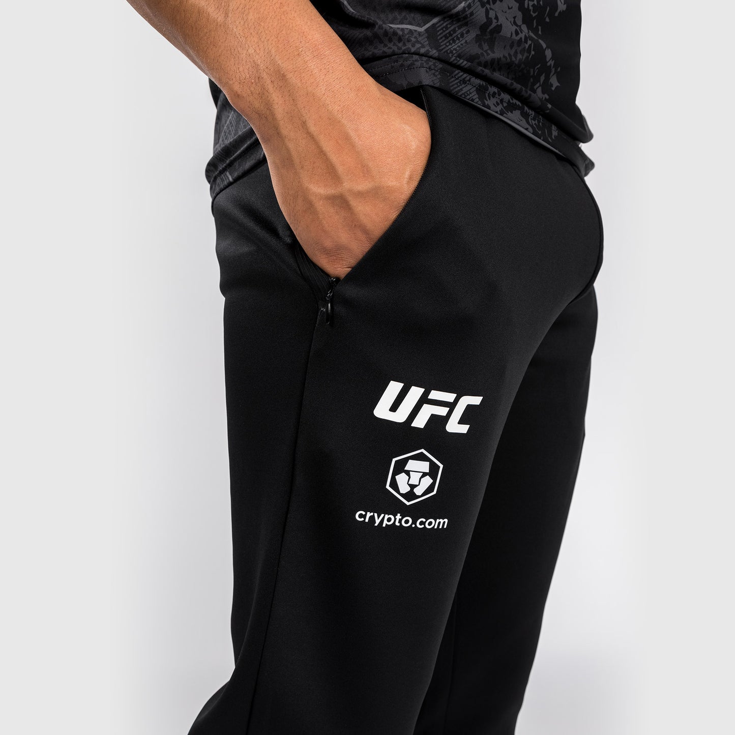 UFC Adrenaline by Venum Authentic Fight Night Pantalón Walkout para Hombre - Negro