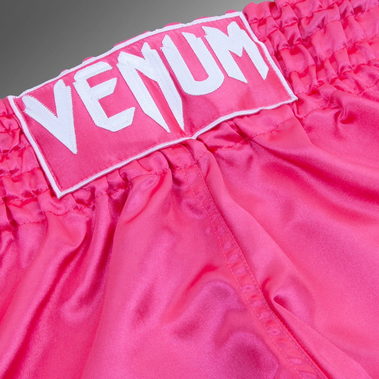 Venum Classic Short de Muay Thai - Rosa/Blanco
