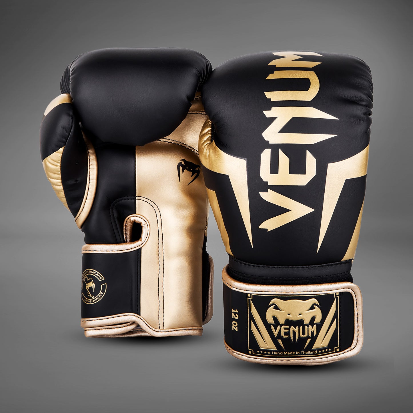 Guantes de Boxeo Venum Elite  - Negro/Oro