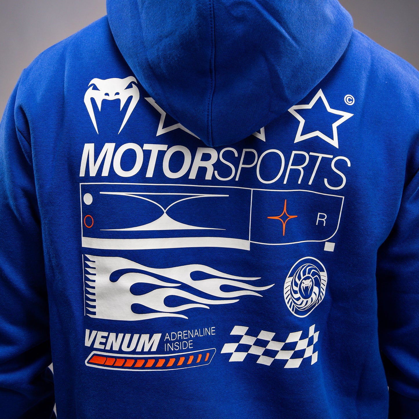 Venum Motorsport Sudadera con Capucha - Azul Real