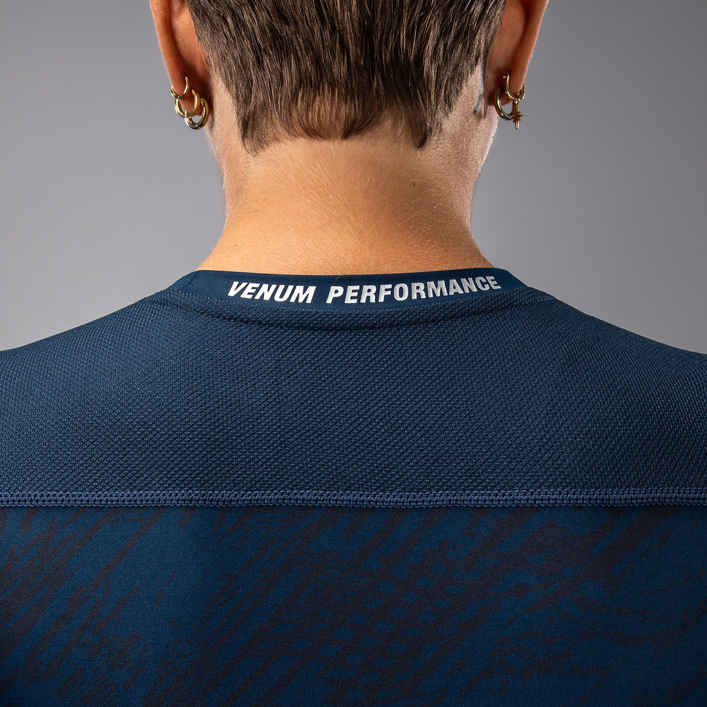 UFC Fusion by Venum Fight Week Rashguard de Manga Larga de Rendimiento para Mujer - Azul oceánico