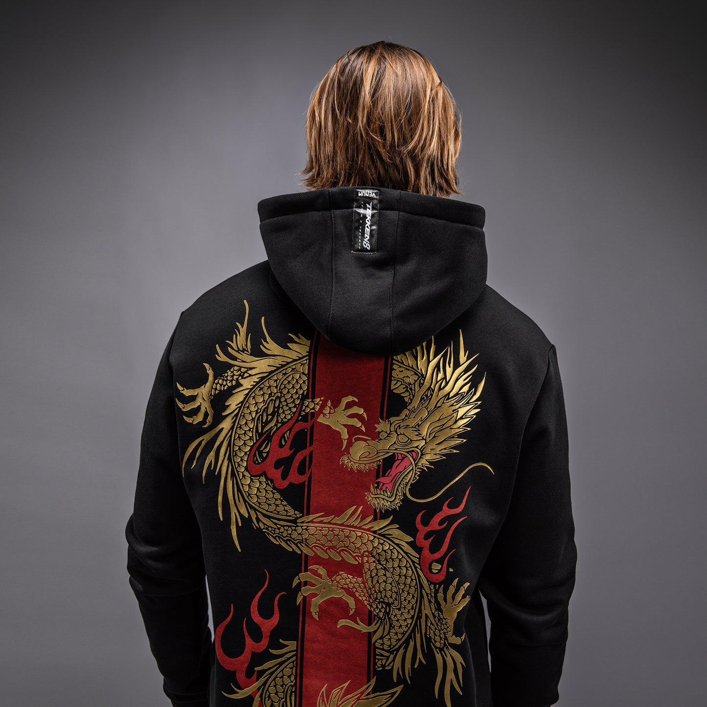 Venum x TEKKEN 8 - Marshall Law Sudadera - Negro/Rojo/Oro