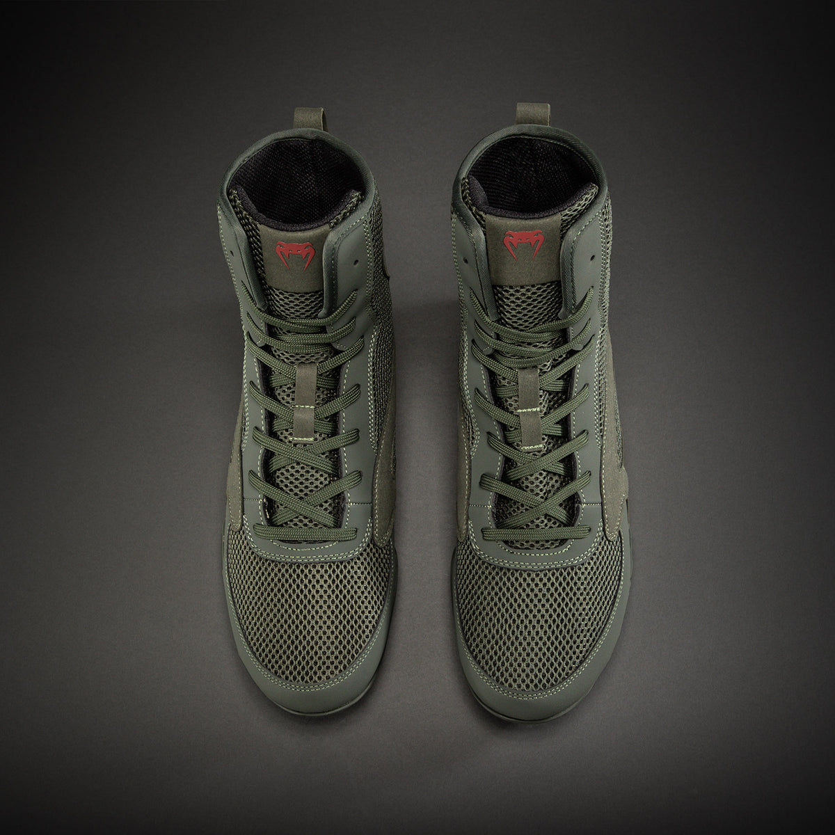 Venum Contender Zapatillas de boxeo - Caqui/Rojo