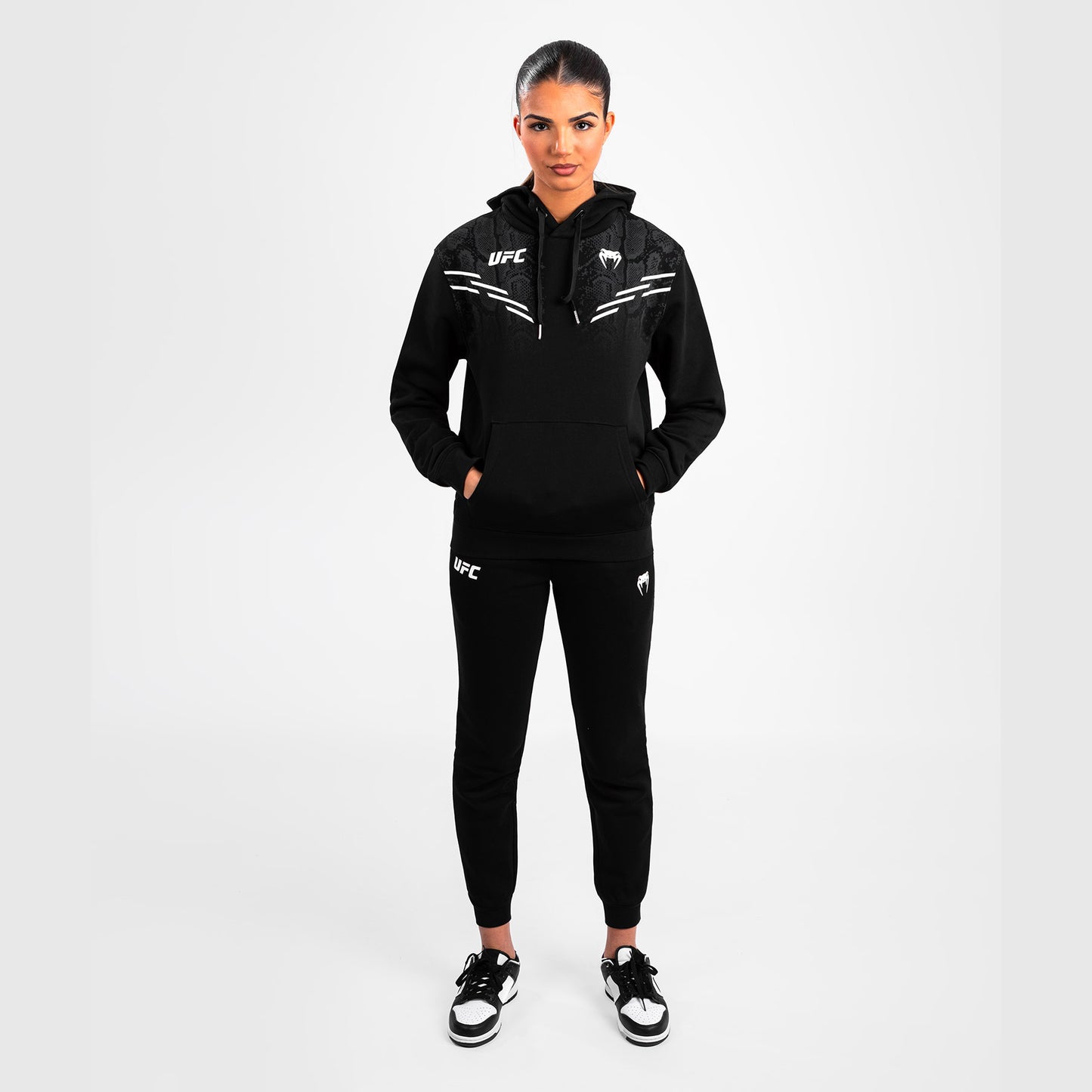 UFC Adrenaline by Venum Replica Sudadera con capucha para Mujer - Negro
