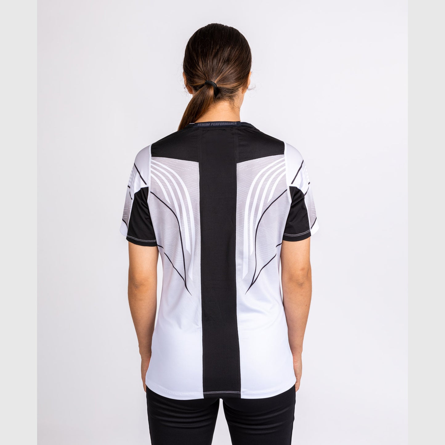 Camiseta UFC Venum Personalizada Auténtica Fight Night 2.0 Mujer - Blanco