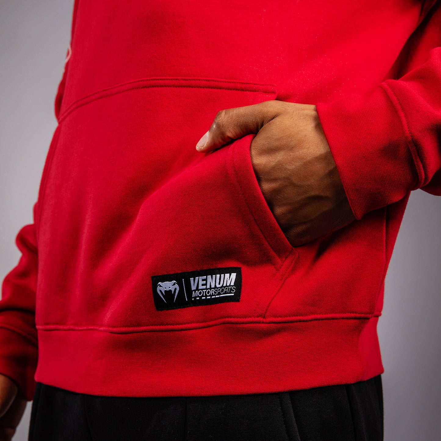 Venum Motorsport Sudadera con Capucha - Rojo Racer