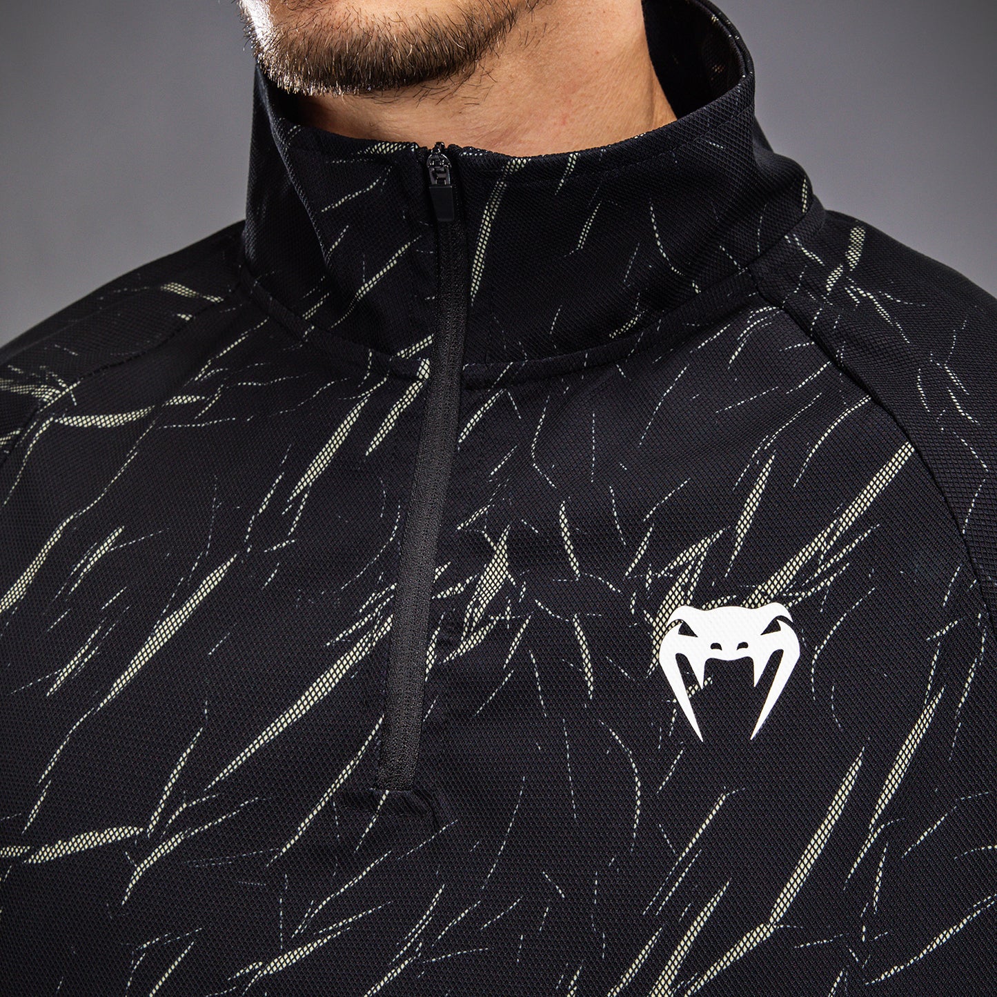 Venum Trooper Chaqueta de Chándal Para Hombre - Negro/Arena Piedra