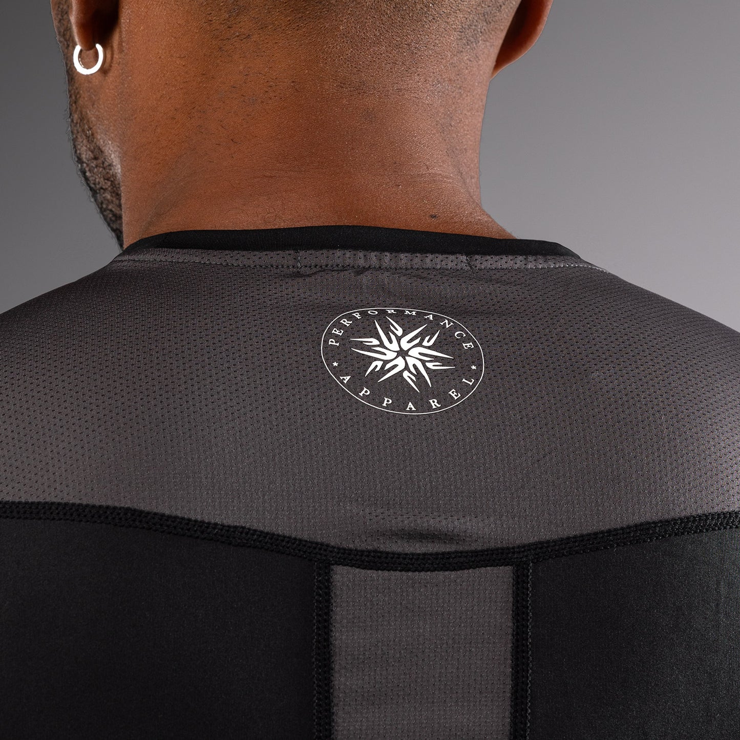 Venum Rapid Rashguard sin Manga - Negro/Gris Tormenta