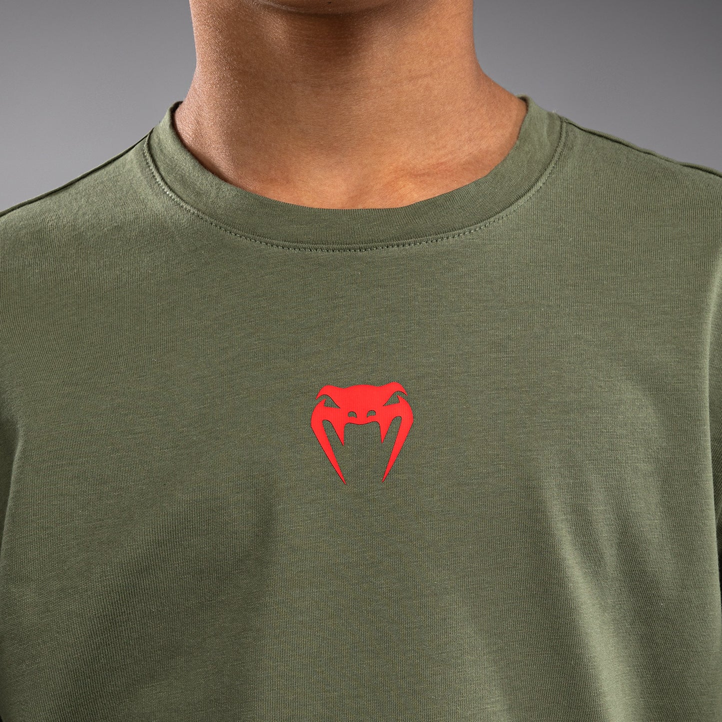 Venum Contender Camiseta para Niños - Verde Militar/Naranja