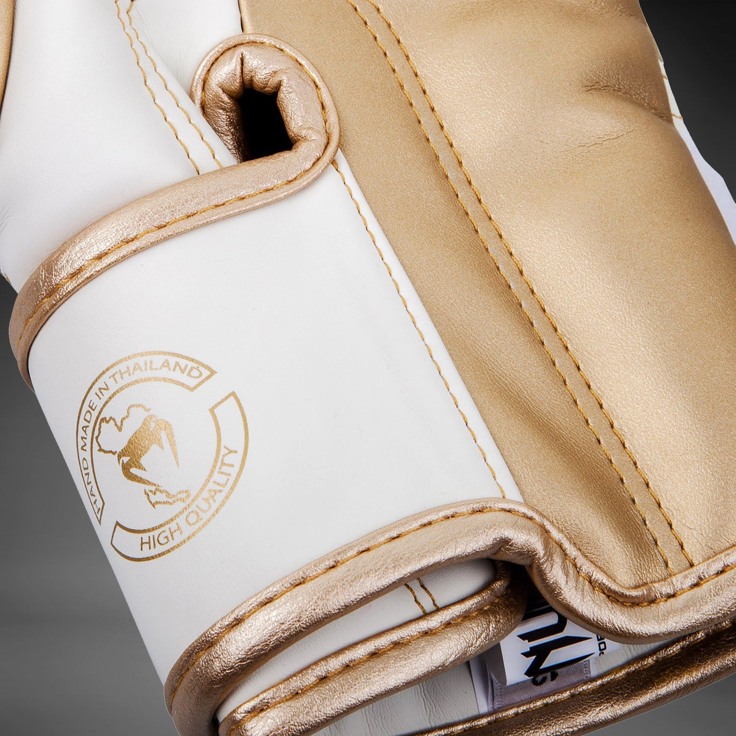 Guantes de Boxeo Venum Elite - Blanco/Oro