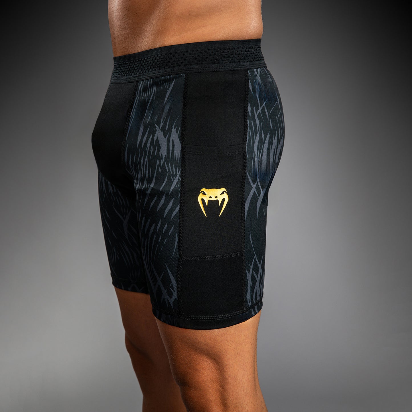 Venum x Chimaev Shorts Vale Tudo - Negro/Gris