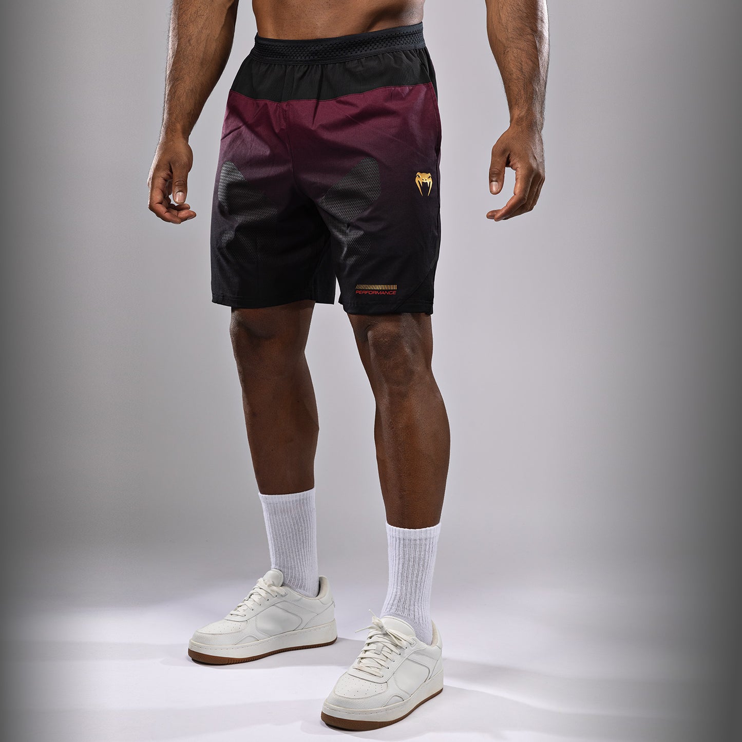 Venum Tactical XT Pantalón Corto de Entrenamiento - Negro/Burdeos/Oro