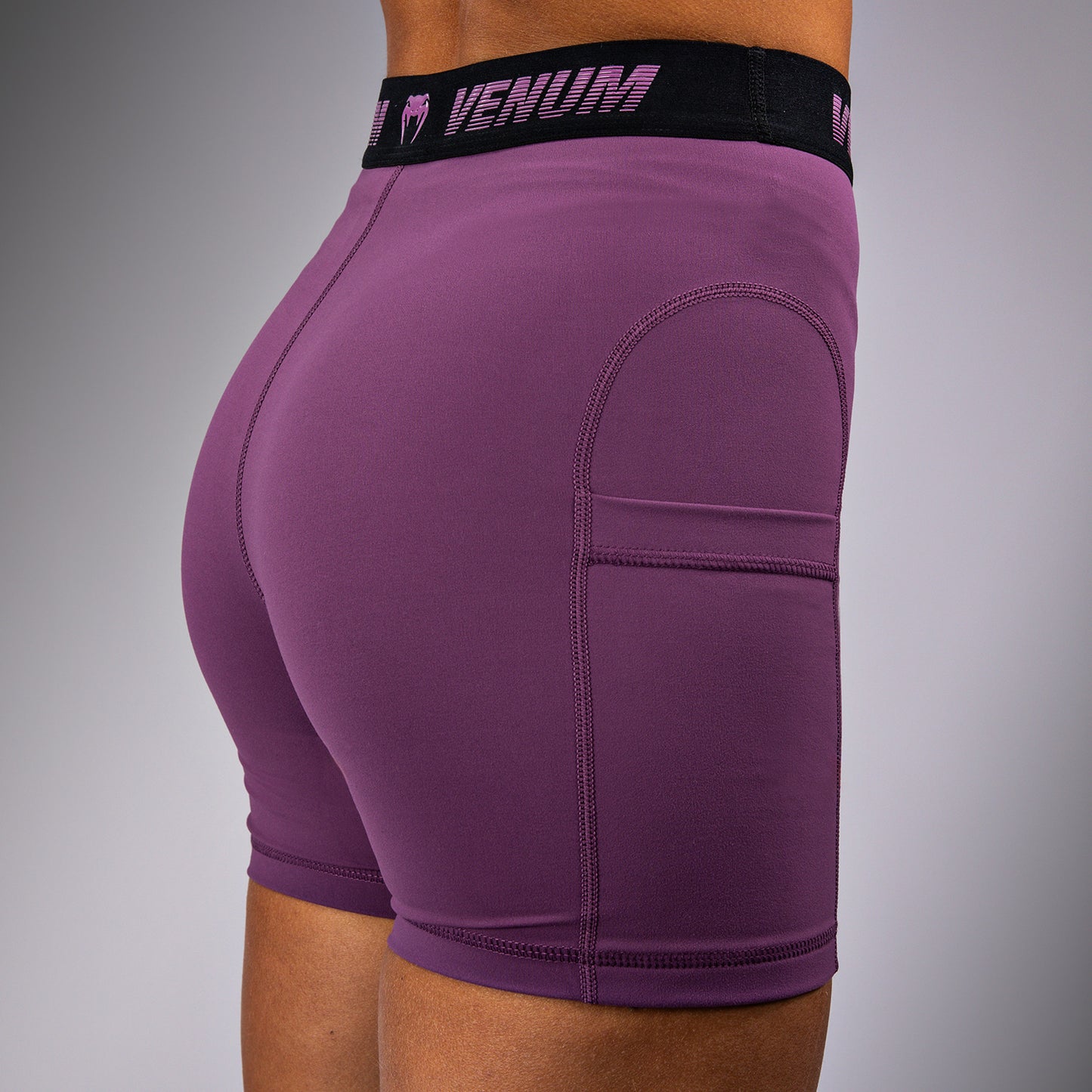 Venum Elevate Short Vale Tudo Largo para mujer - Dusky Orchid