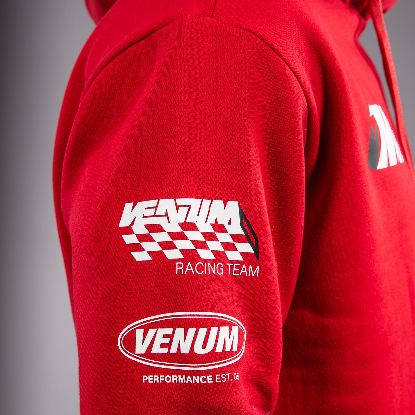 Venum Motorsport Sudadera con Capucha - Rojo Racer