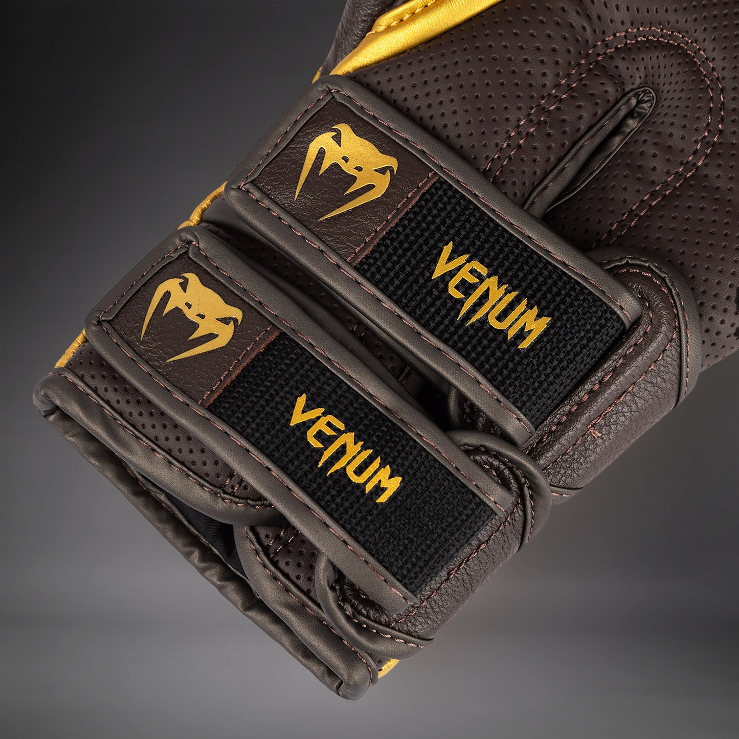 Venum Reverso Guantes de Boxeo - Chocolate/Oro
