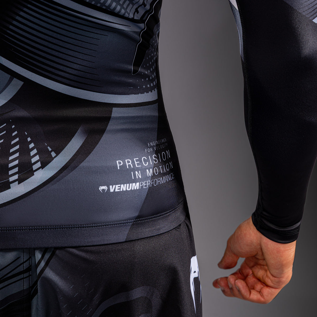 Venum Crimson Viper 2.0 Rashguard de manga larga - Negro/Gris