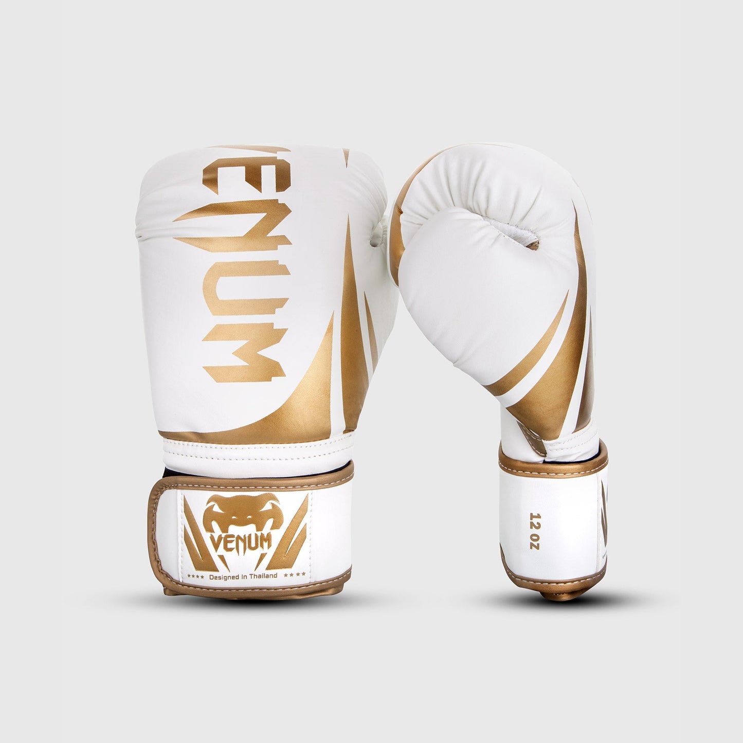 Guantes de Boxeo Venum Challenger 2.0 - Blanco/Oro