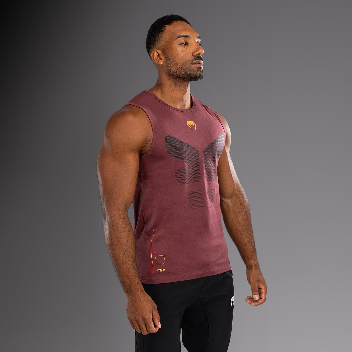 Venum Tactical XT Camiseta de tirantes - Negra/Burdeos/Oro
