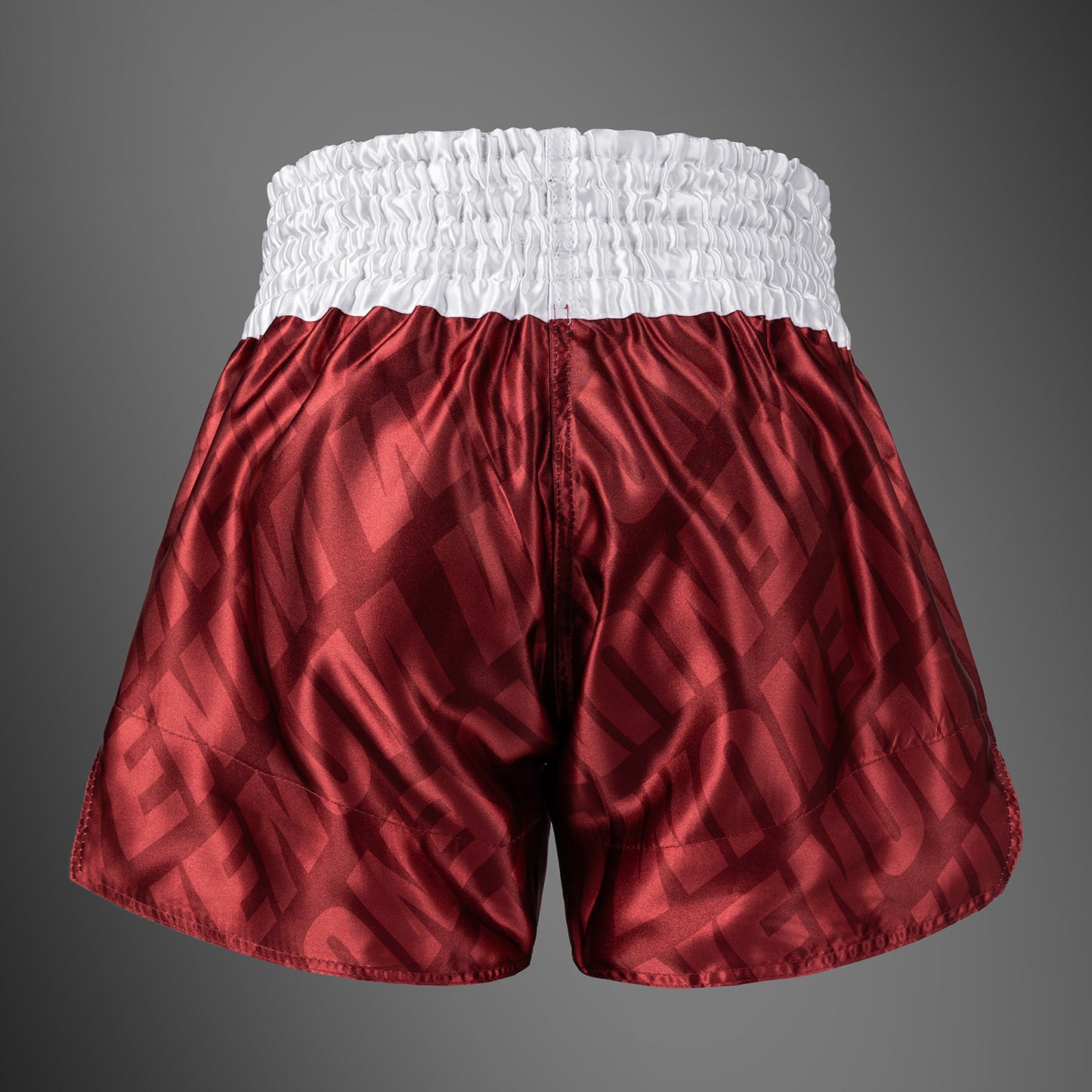 Venum Contender XT Pantalones Cortos Muay Thai – Rojo Cereza/Blanco