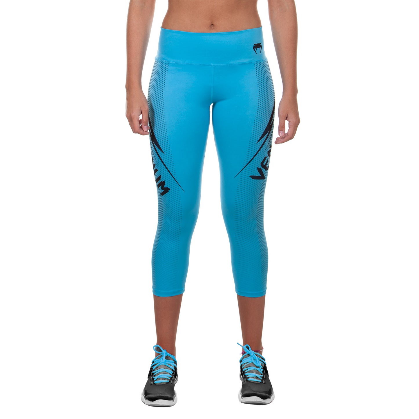 Leggins Cortos Venum Razor - Azul