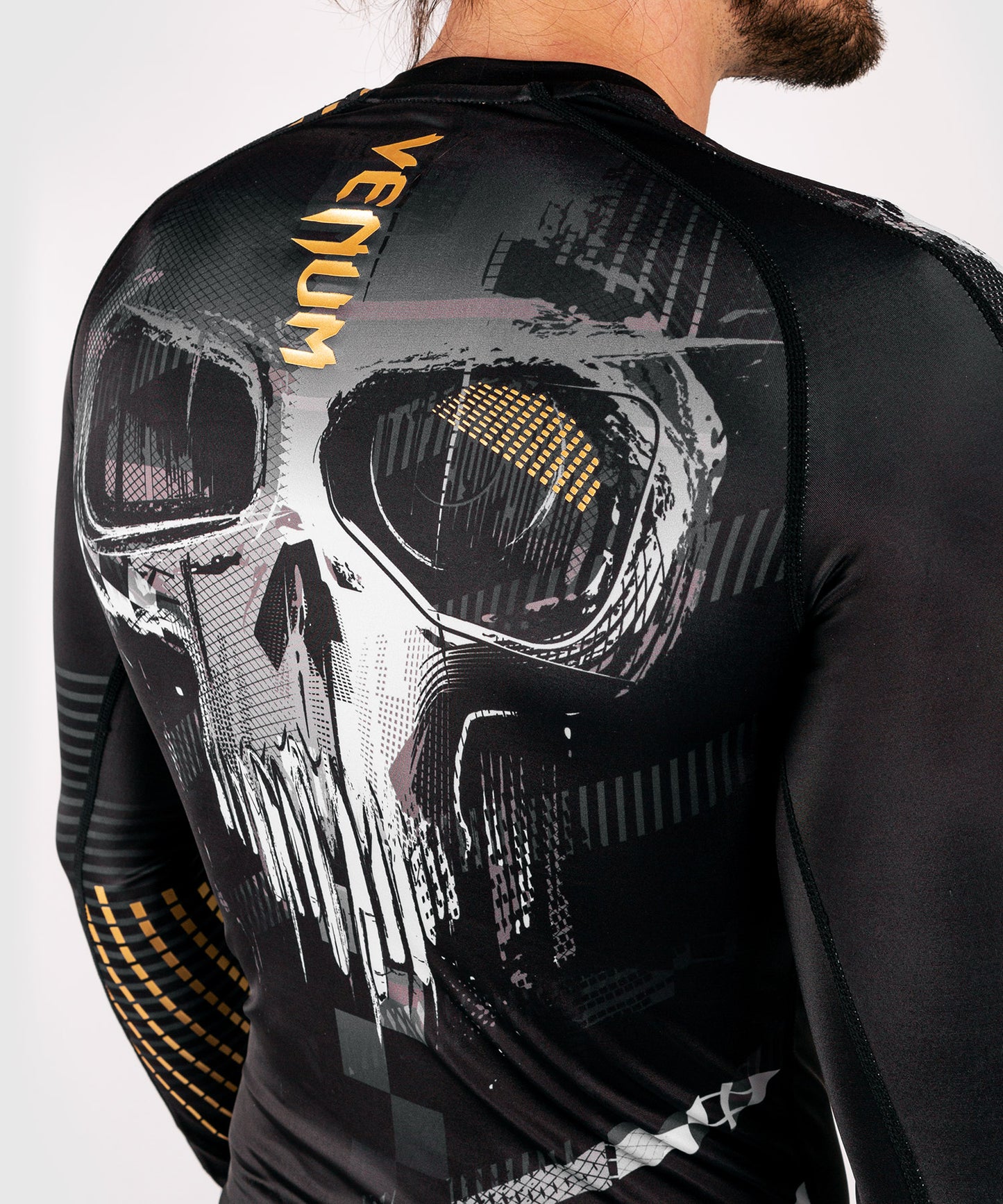 Rashguard Venum Skull - mangas largas - Negro