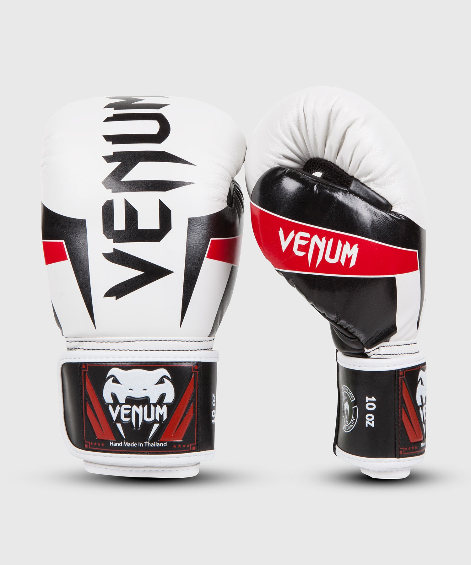 Venum - Guantes Boxeo / Elite / Negro-Blanco / 10 oz