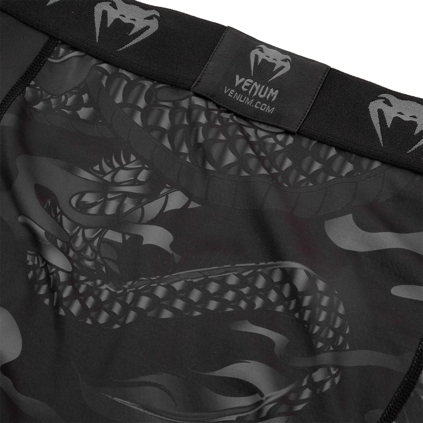Mallas Venum Dragon's Flight - Negro/Negro