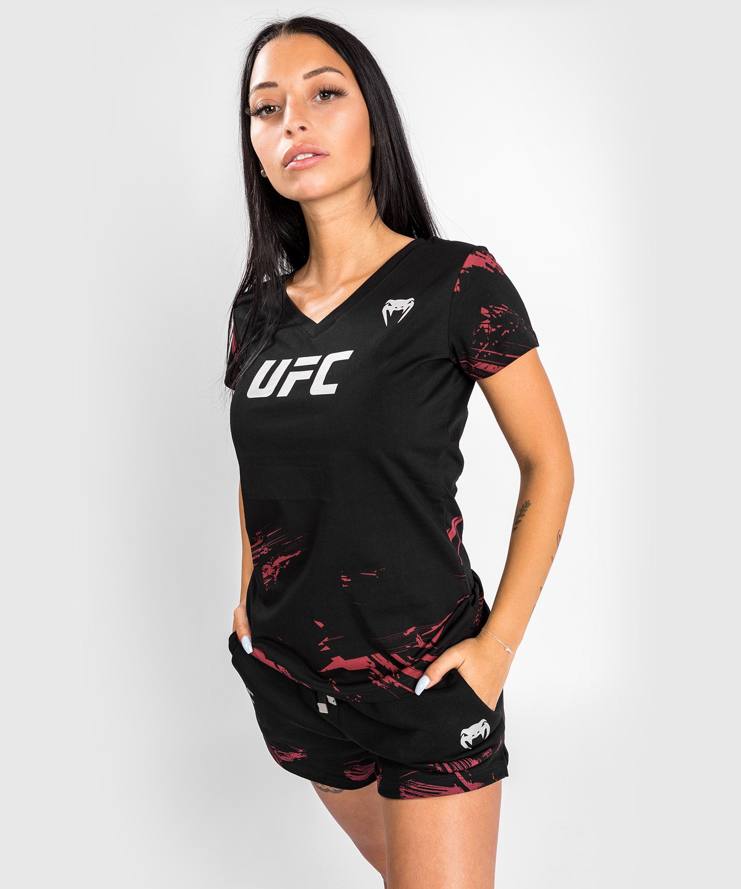 Camiseta UFC Venum Authentic Fight Week 2.0 - Para mujer - Negro – Venum  España