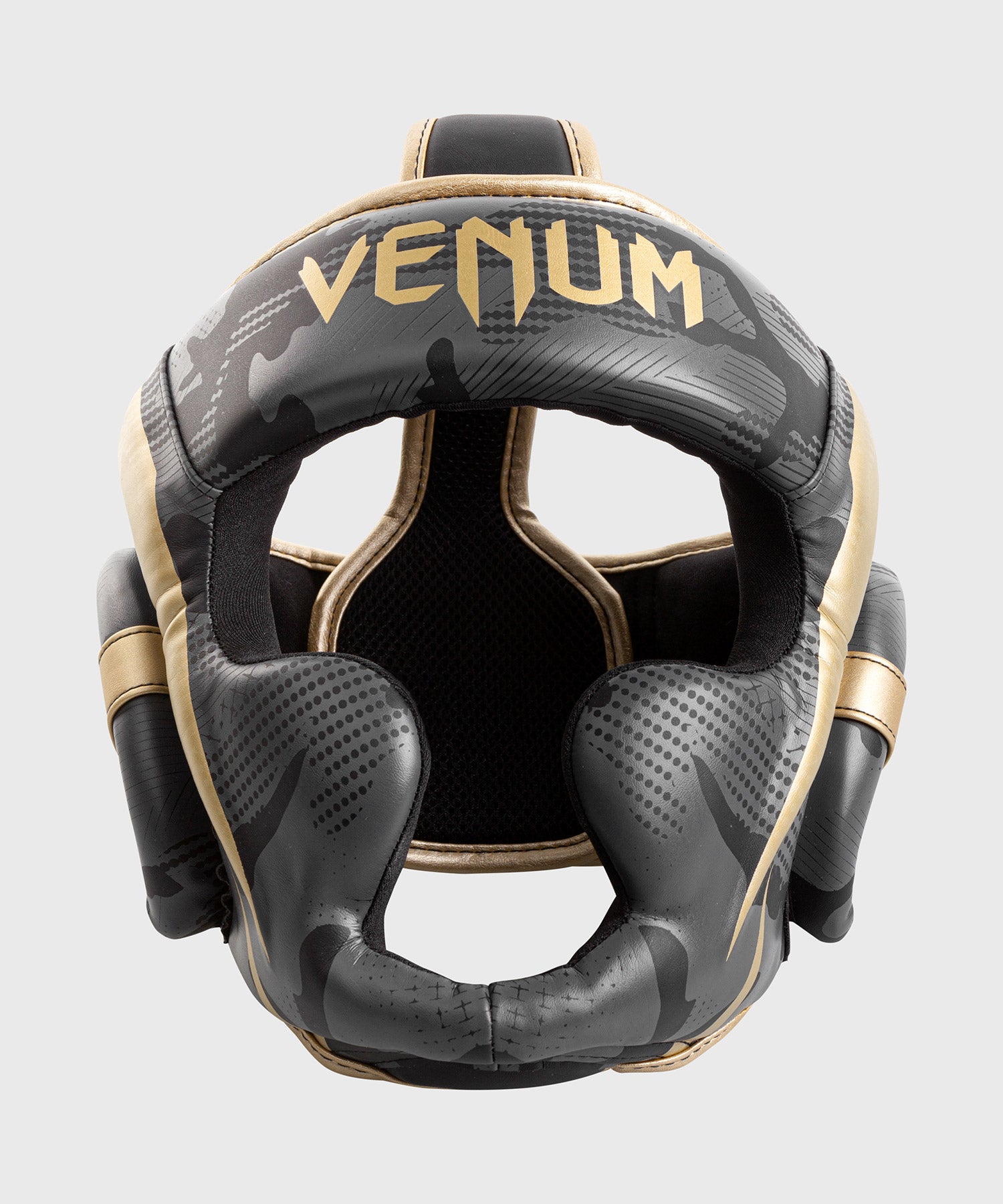 Casco de boxeo Venum Elite blanco / oro > Envío Gratis