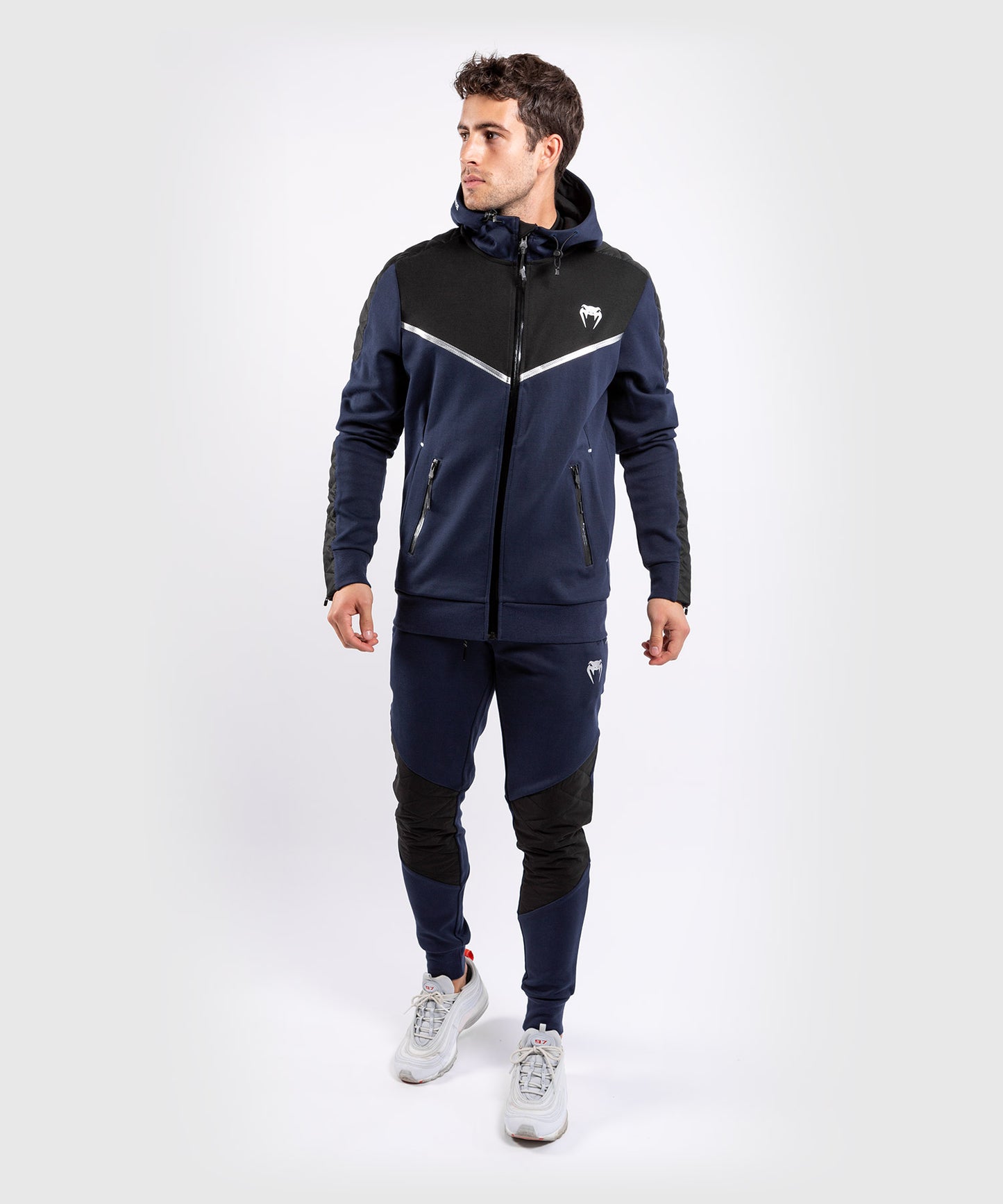 Sudadera Venum Laser Evo - Navy/Silver