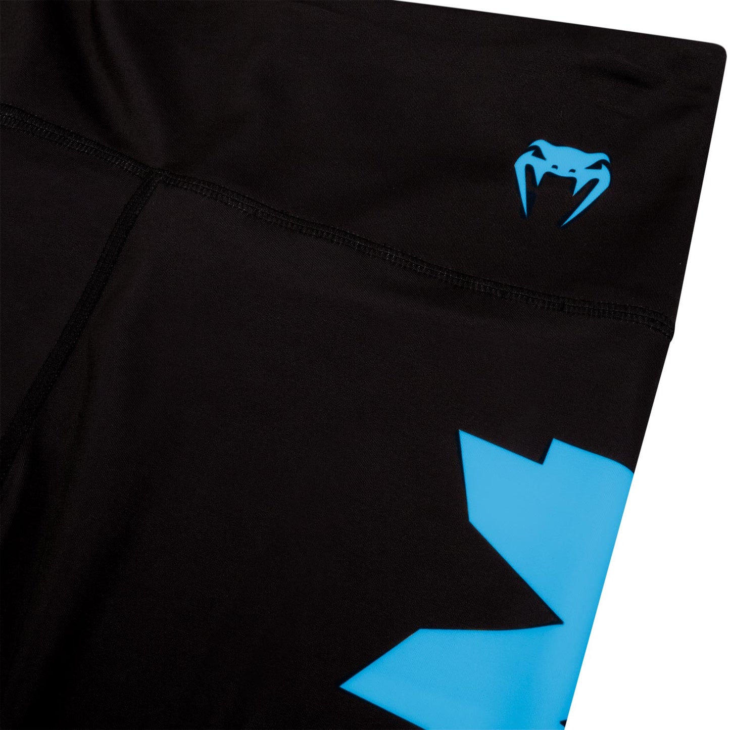 Leggins cortos Venum Giant - Negro/Cian