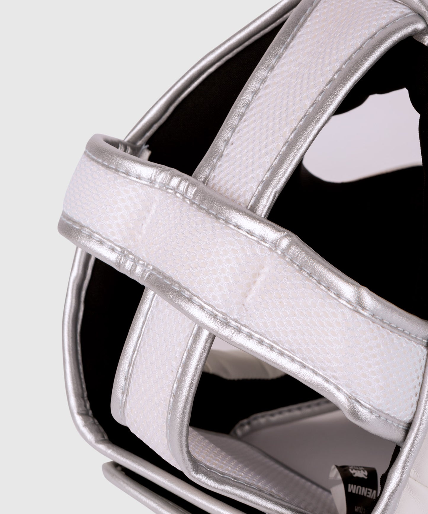 Casco Venum Elite - Blanco/Plata-Rosa