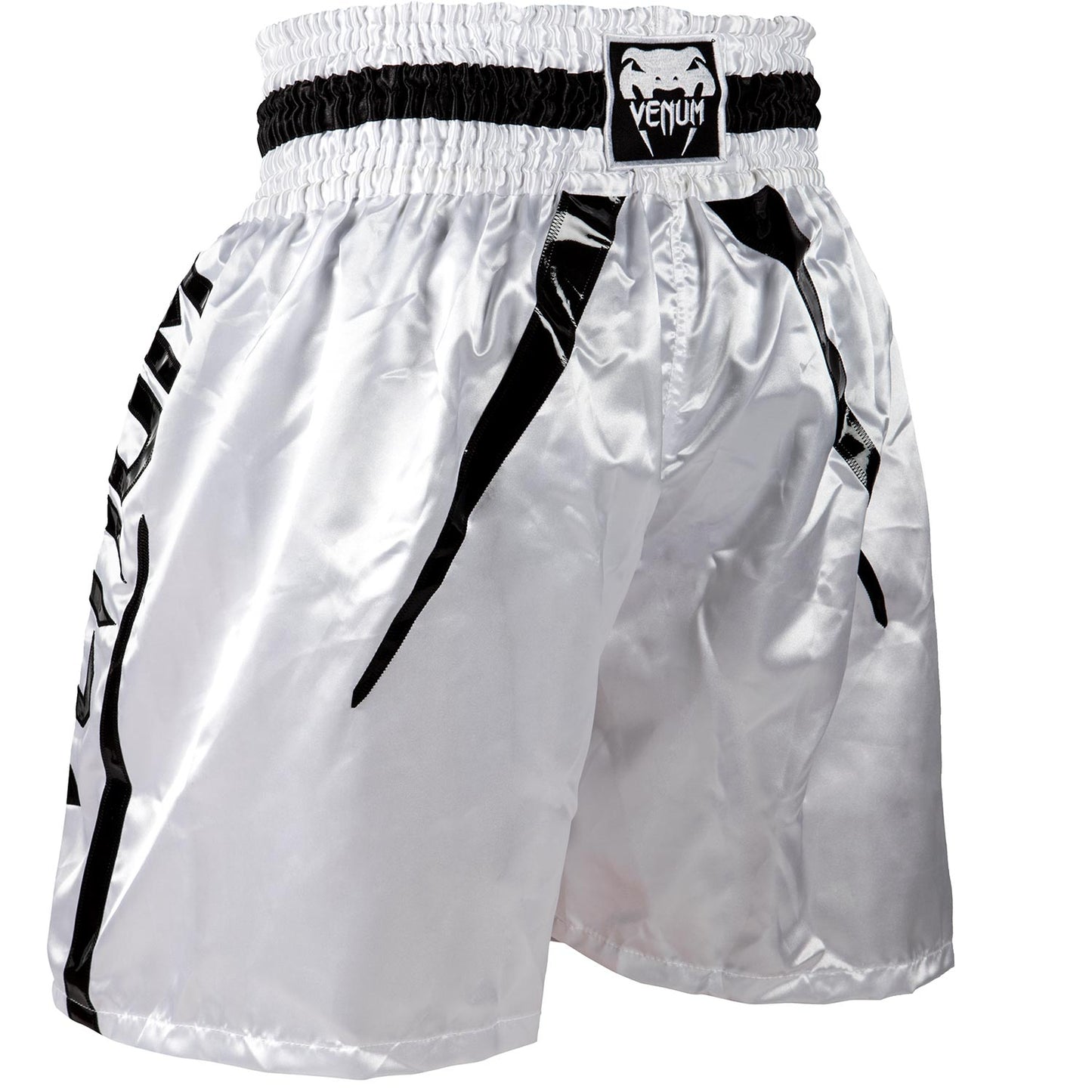 Pantalones de Boxeo Venum Elite - Blanco/Negro