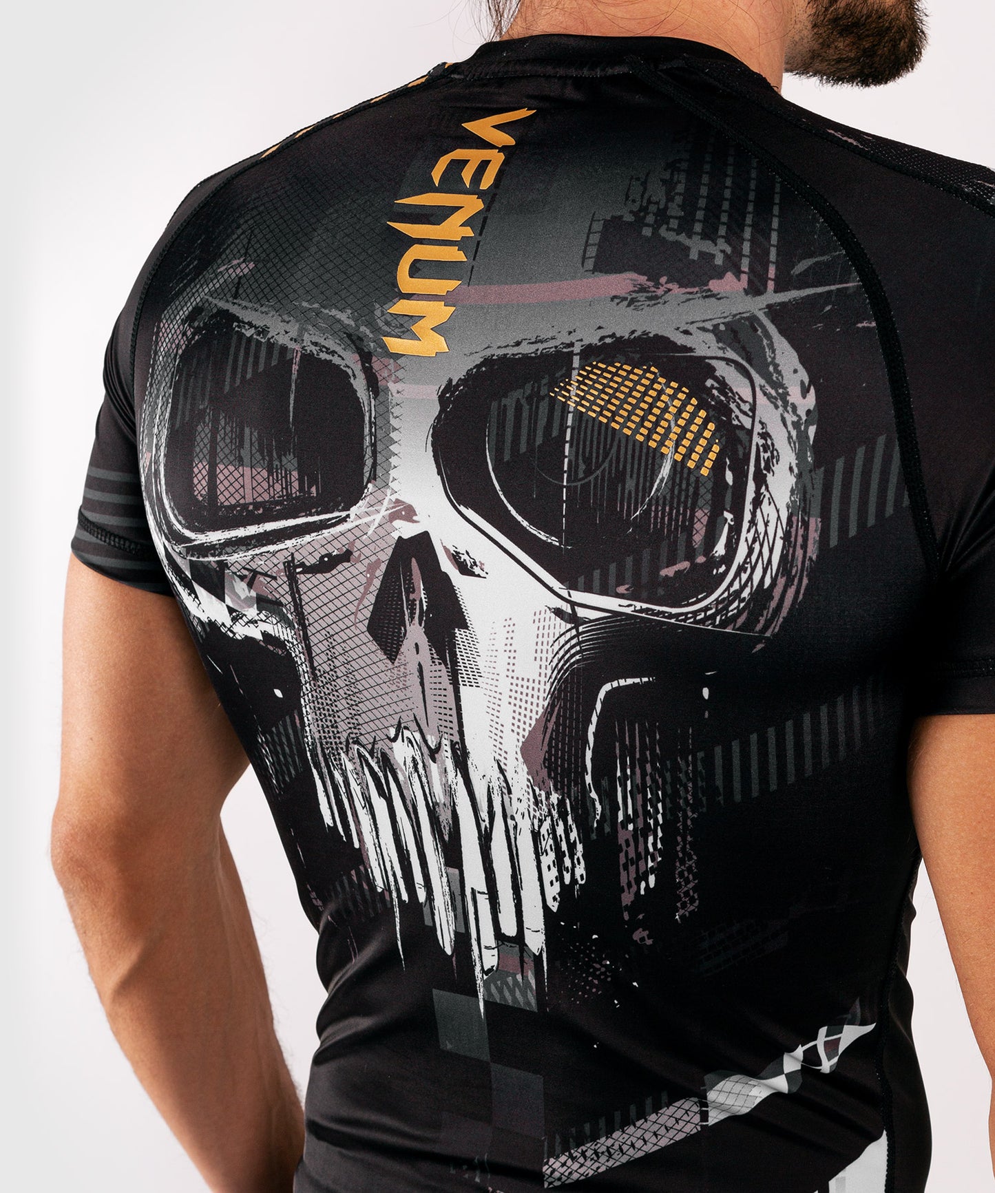 Rashguard Venum Skull - mangas cortas - Negro