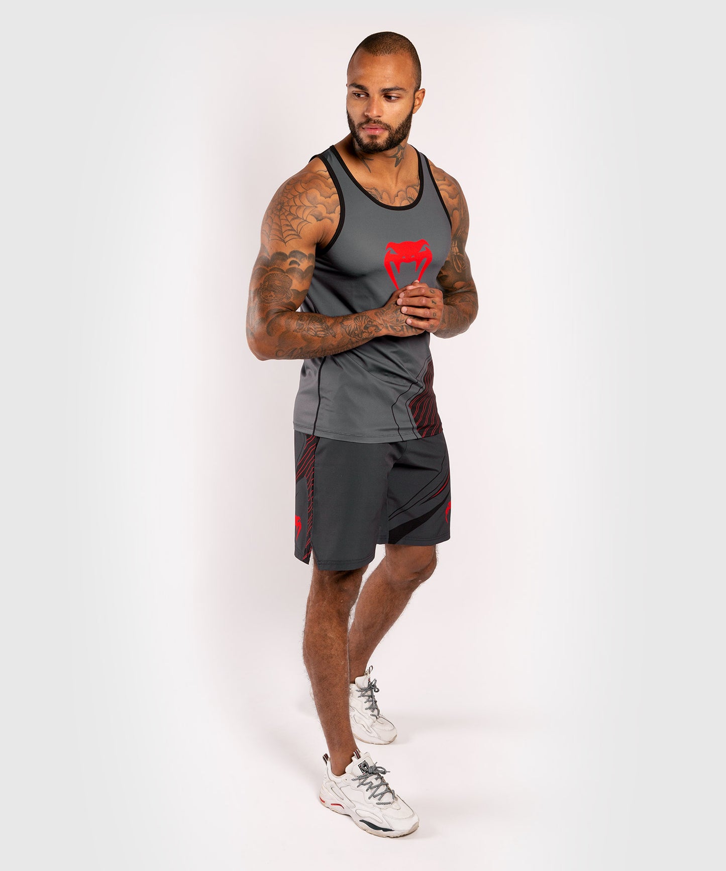 Camiseta sin mangas Dry-Tech Venum Contender 5.0 - Negro/Rojo