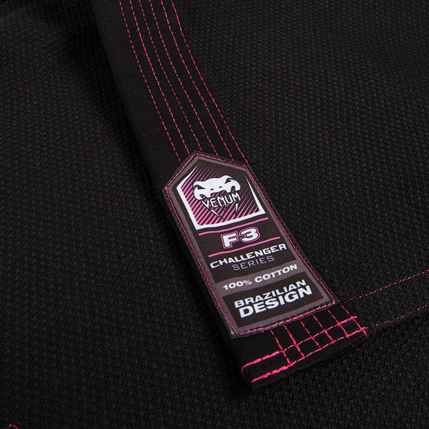 Kimono para BJJ Venum Challenger 2.0 Mujer - Negro
