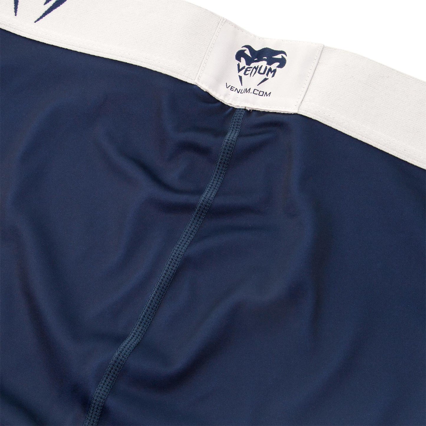Pantalones de compresión Venum Giant - Azul Marino/Blanco