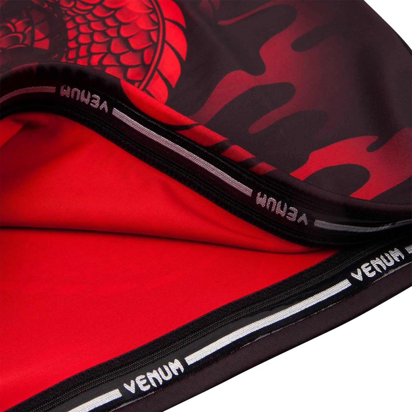 Rashguard Venum Dragon's Flight - Mangas Largas - Negro/Rojo