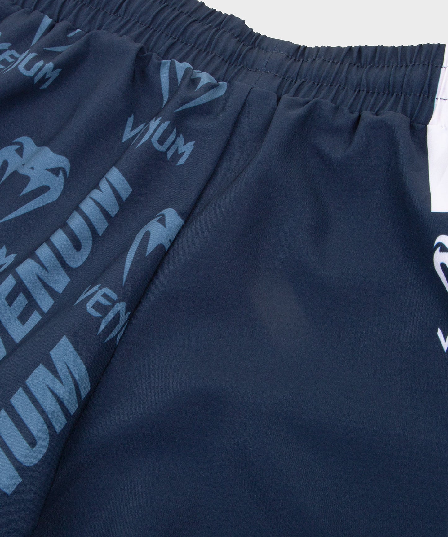Short de Fitness Venum Logos - Azul Marino/Blanco