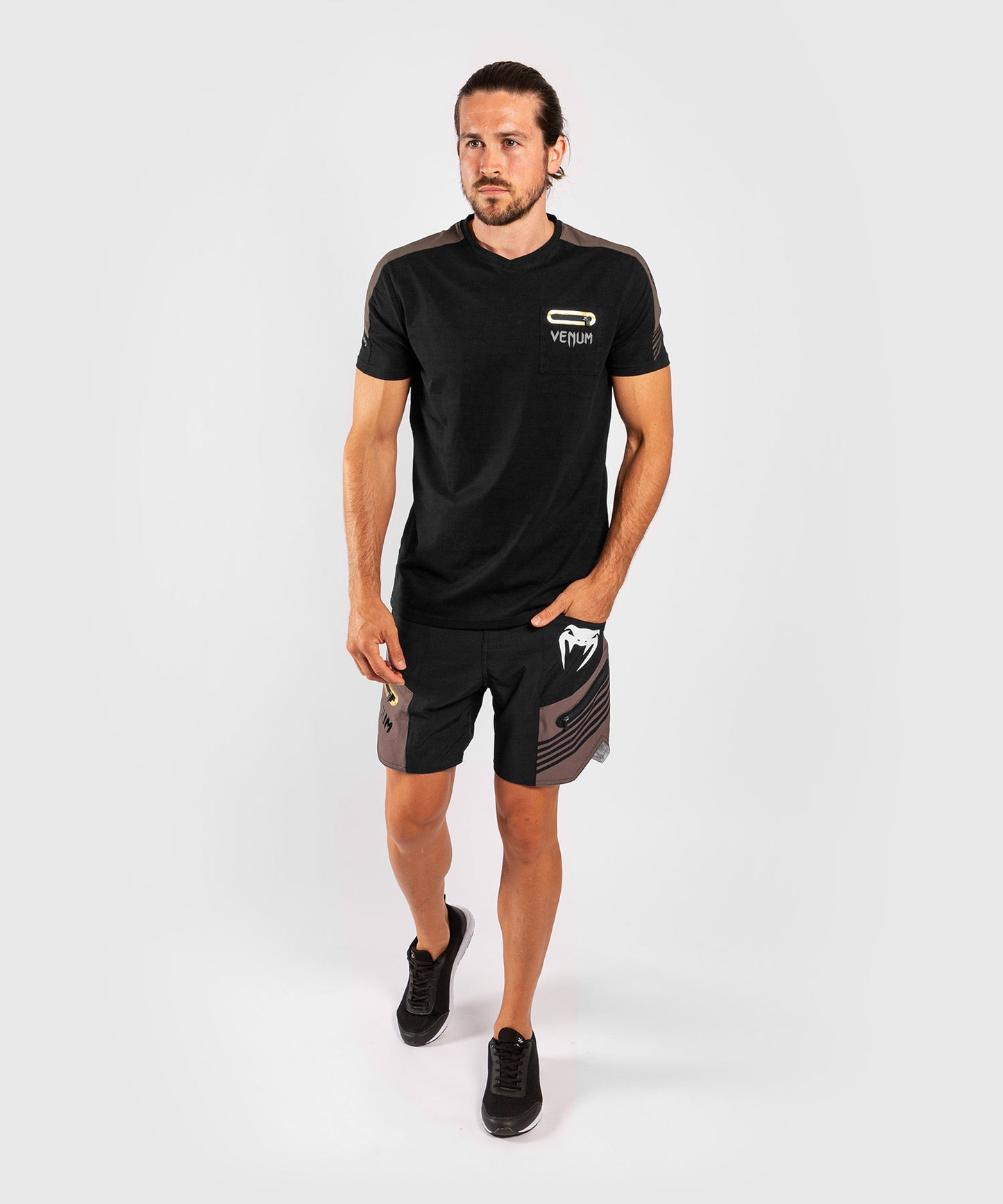 Camiseta Venum Cargo - Negro/Gris