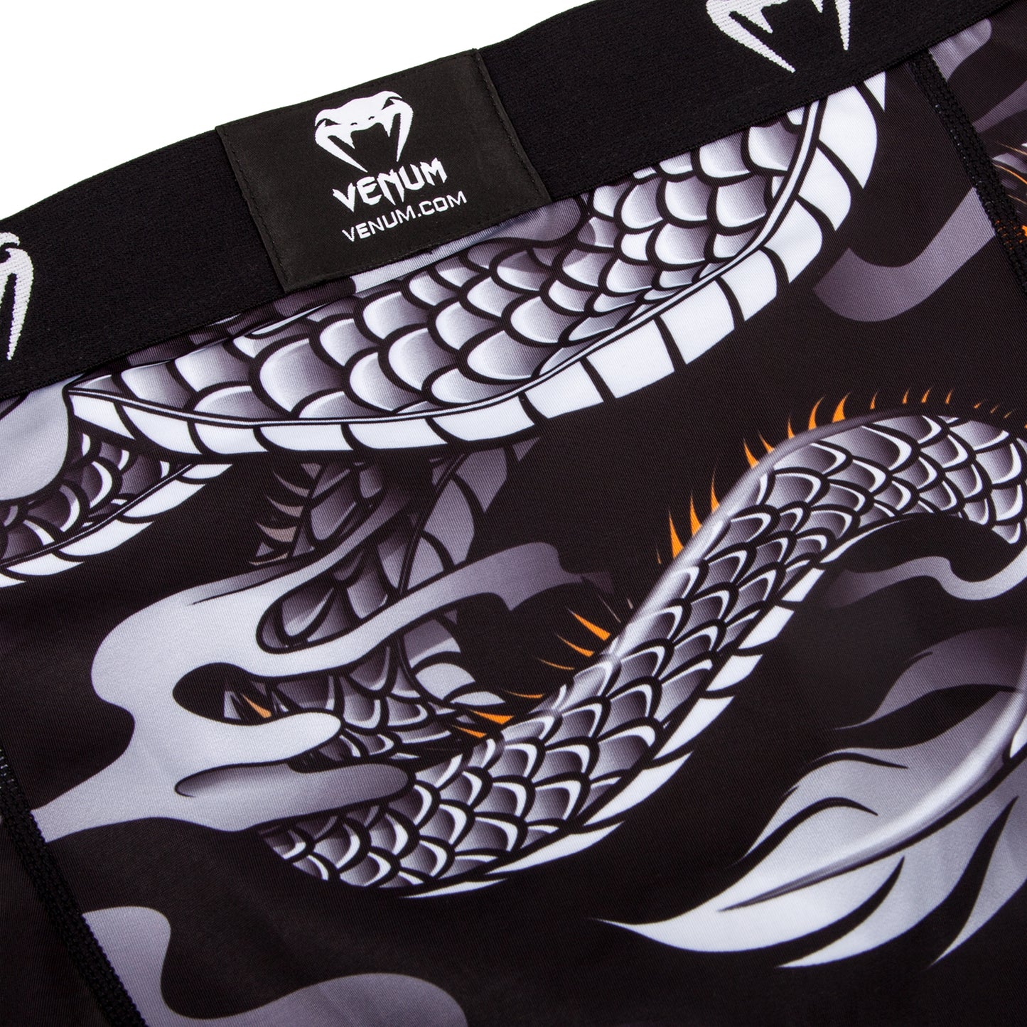 Mallas cortas Venum Dragon's Flight - Negro/Blanco