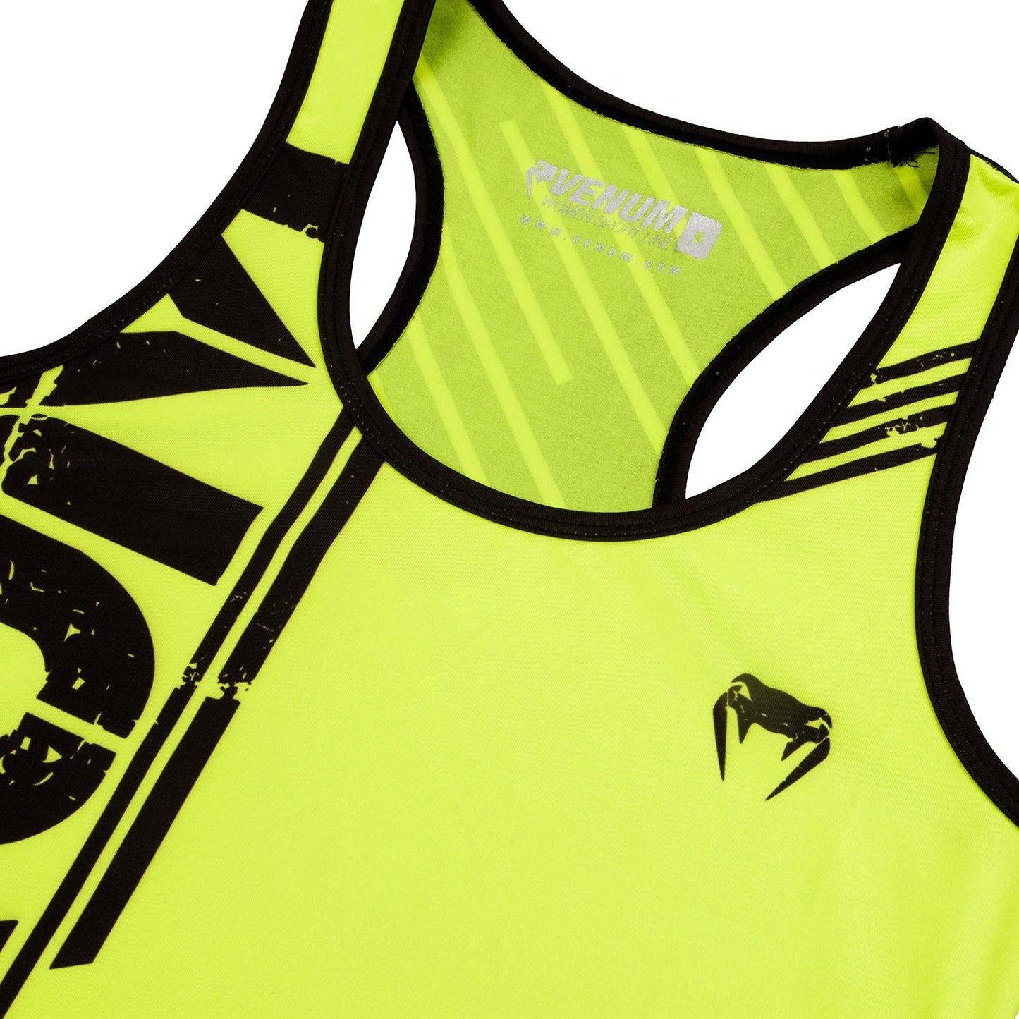 Camiseta sin Mangas Venum Power - Neo Amarillo/Negro