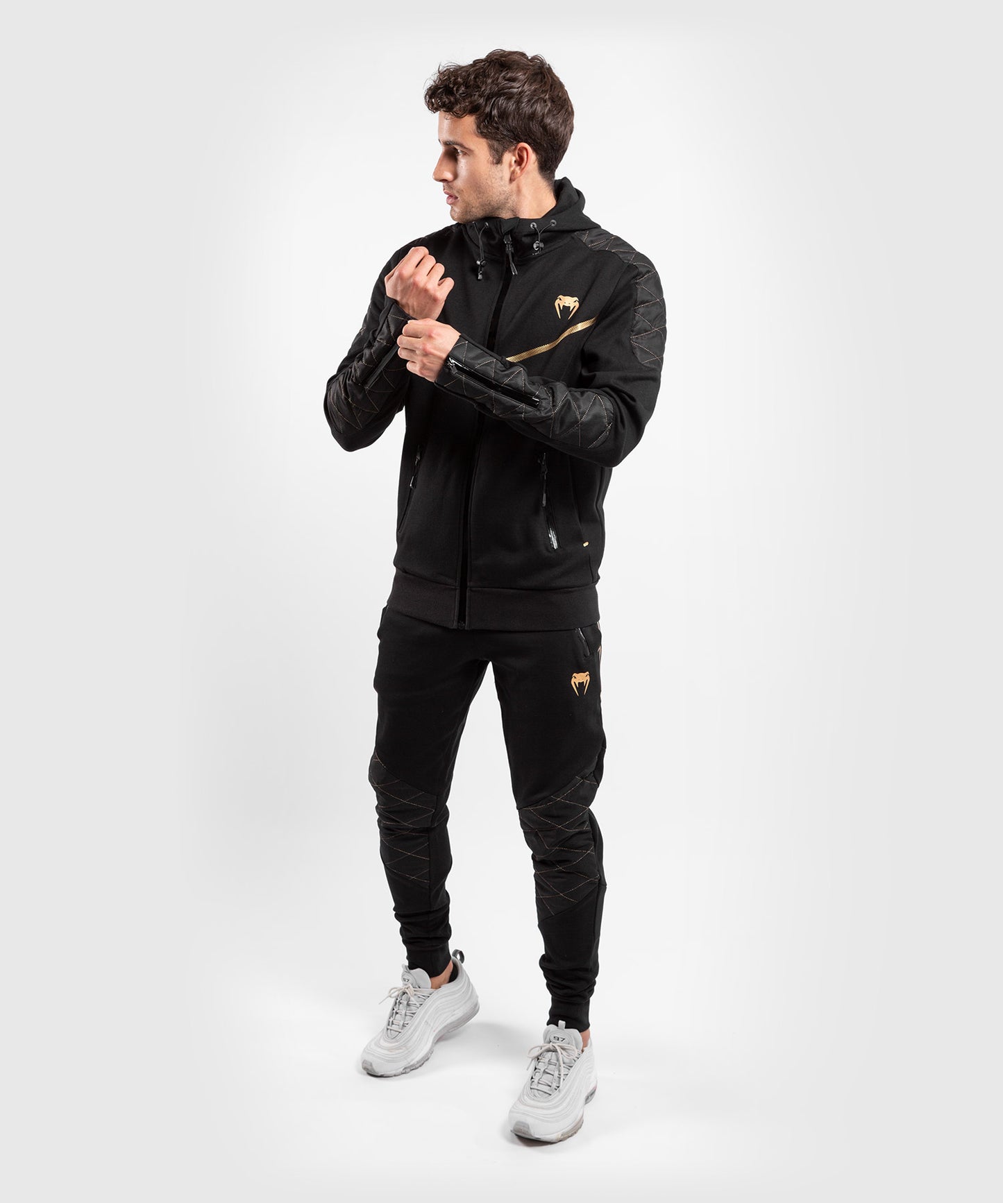 Pantalones Venum Laser Evo - Negro/Oro