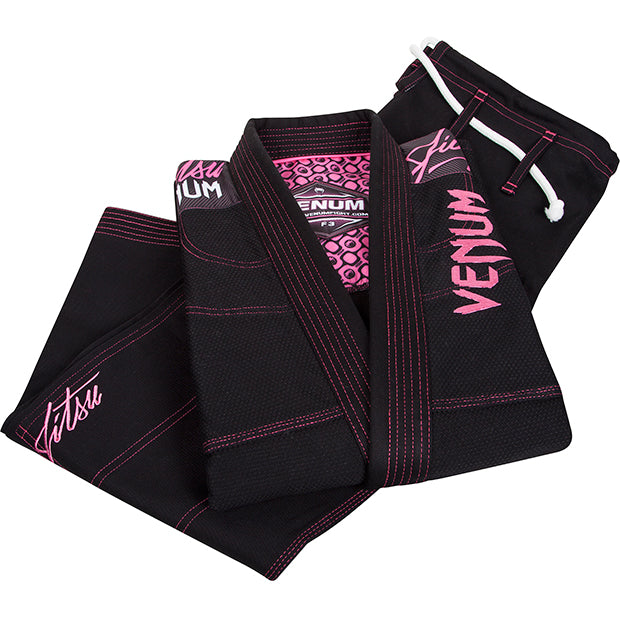 Kimono para BJJ Venum Challenger 2.0 Mujer - Negro