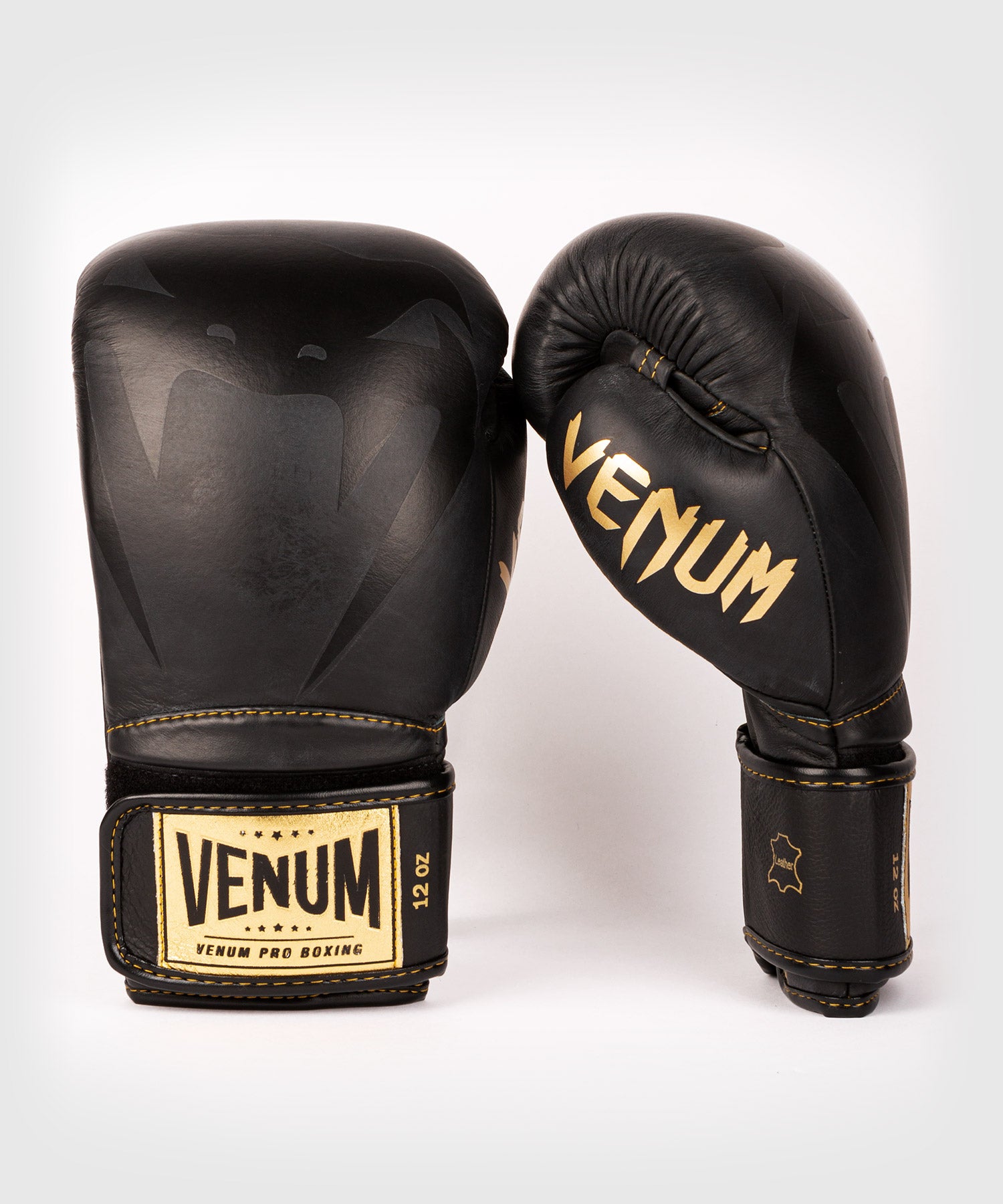 Guantes de Boxeo profesional Venum Giant 2.0 – Velcro - Negro/Negro-Or –  Venum España