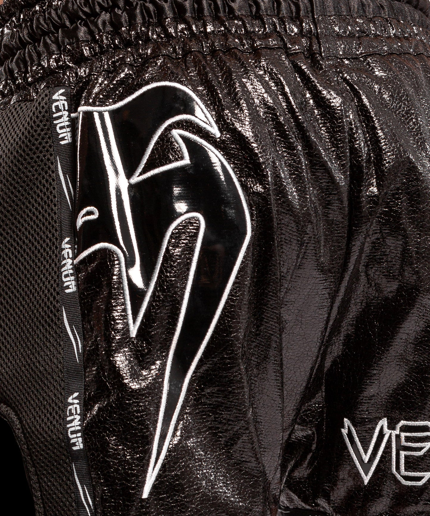 Pantalones de Muay Thai Venum Giant infinite - Negro/Negro