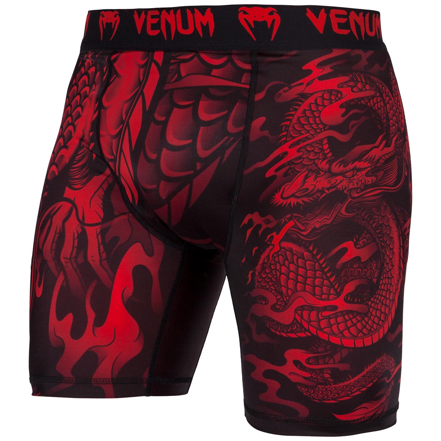 Mallas cortas Venum Dragon's Flight - Negro/Rojo – Venum España