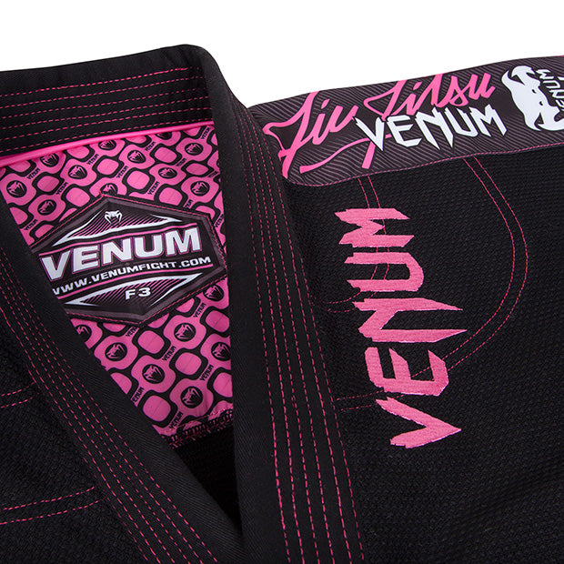 Kimono para BJJ Venum Challenger 2.0 Mujer - Negro