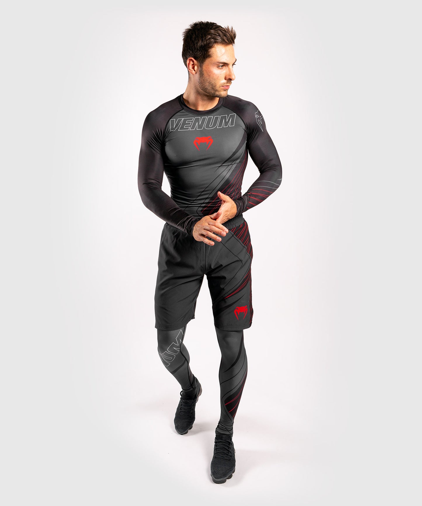 Calzas Venum Contender 5.0 - Negro/Rojo