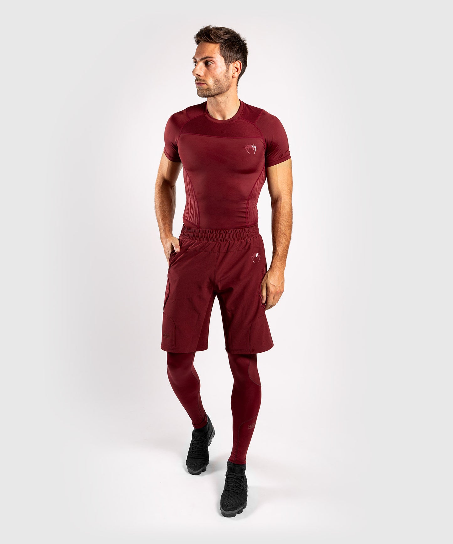 Pantalones de compresión Venum G-Fit - Burdeos